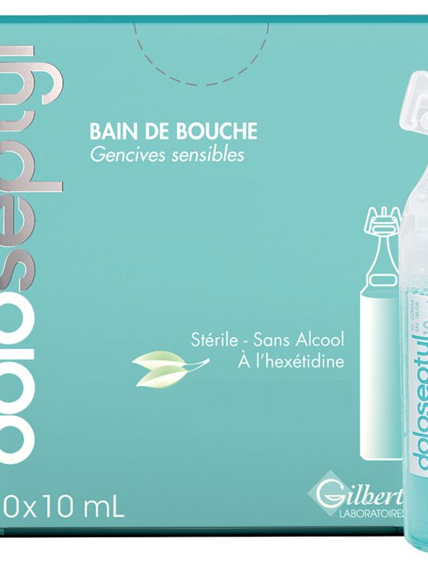 Bain de bouche sans alcool Doloseptyl